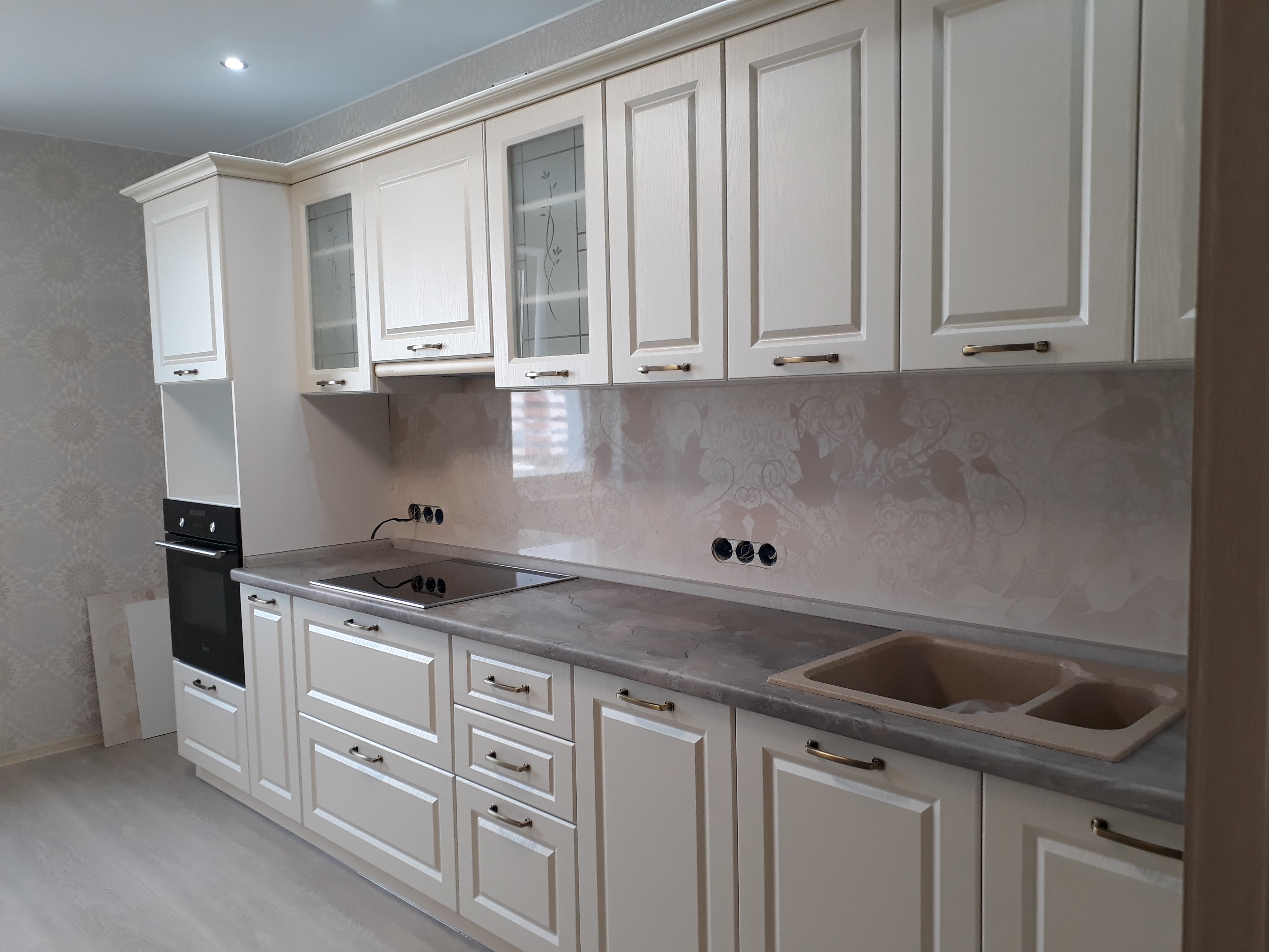 кухня классика прямая дизайн